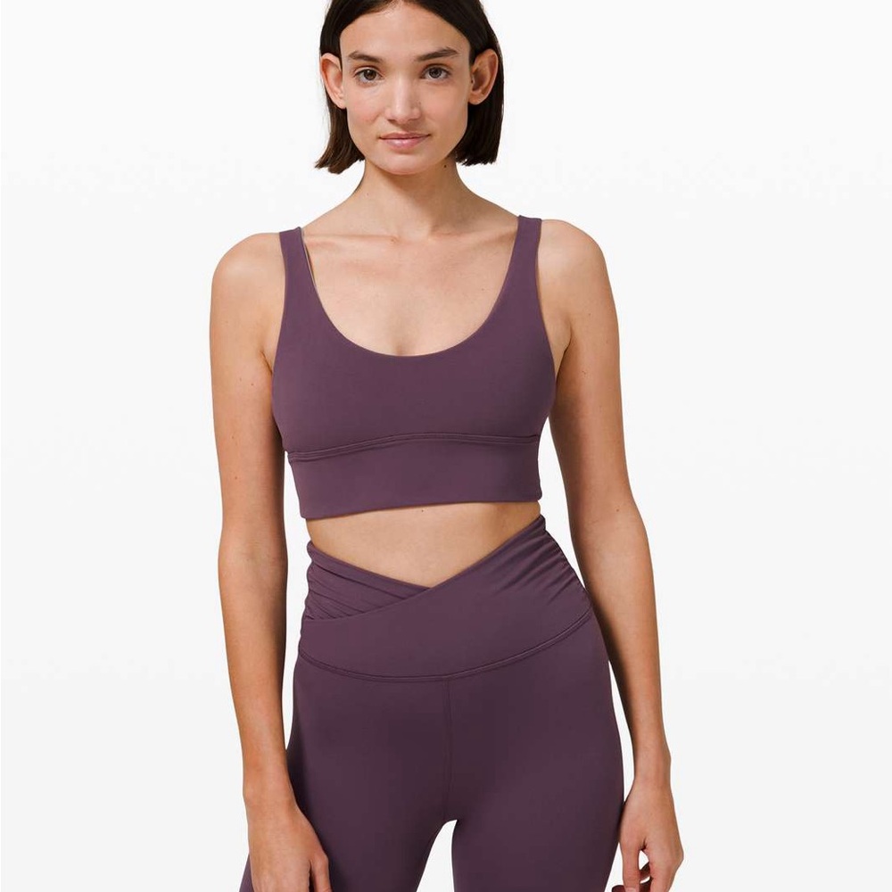 lululemon athletica Plum Scoop Neck Sports Bra